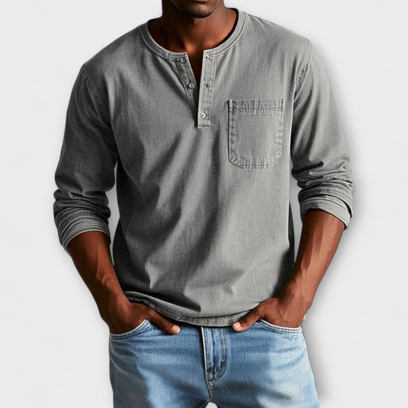 Camicia Vintage a Maniche Lunghe