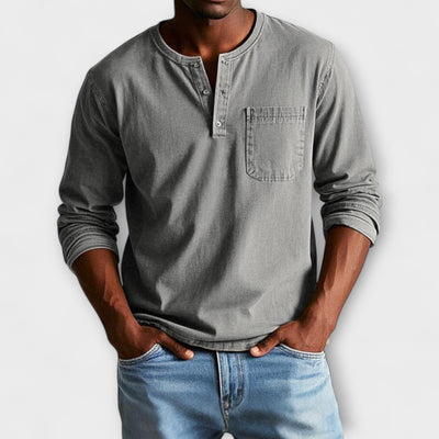 Camicia Vintage a Maniche Lunghe