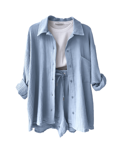 Set di pantaloni corti in cotone Maylee