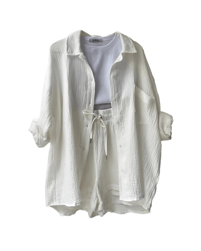 Set di pantaloni corti in cotone Maylee