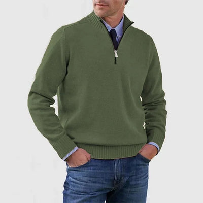 Howard™ | Maglione raffinato con mezza zip