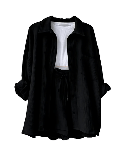 Set di pantaloni corti in cotone Maylee