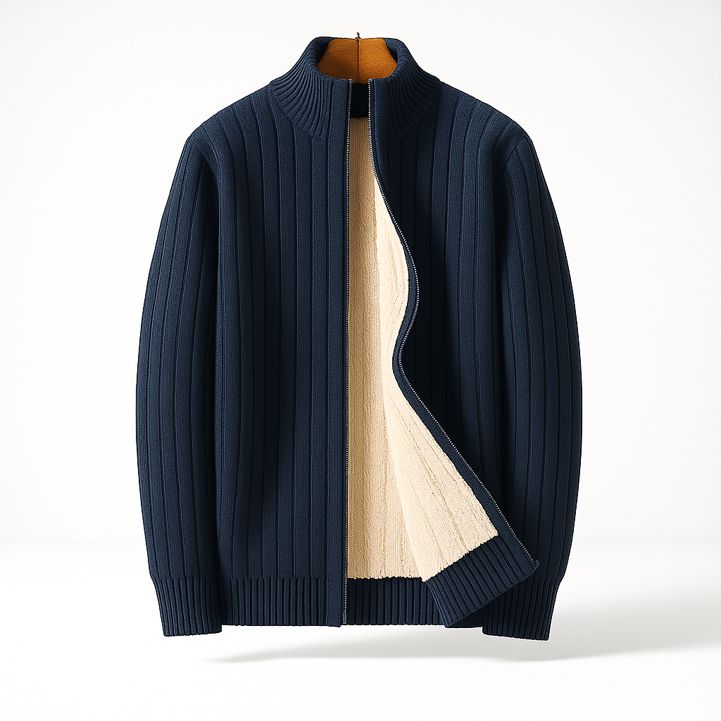 Jacob | Cardigan Zip in Cashmere Lussuoso