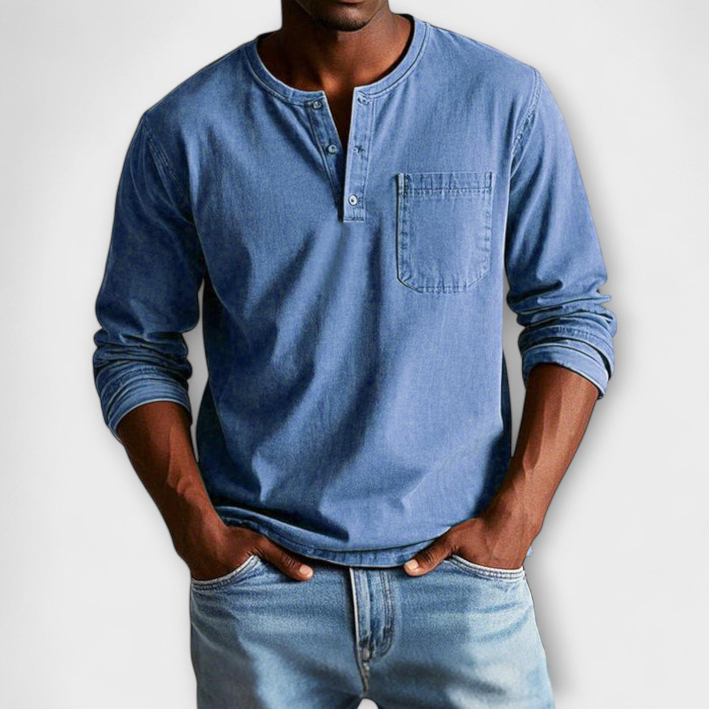 Camicia Vintage a Maniche Lunghe