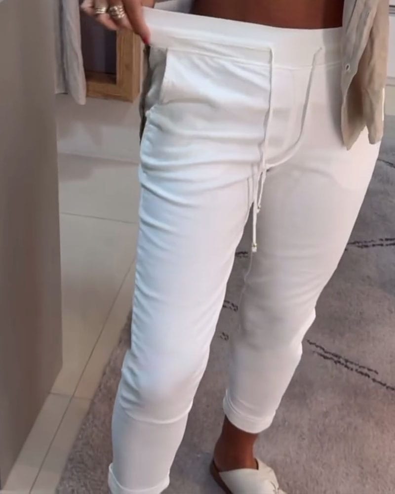 Pantaloni alla Caviglia Nora