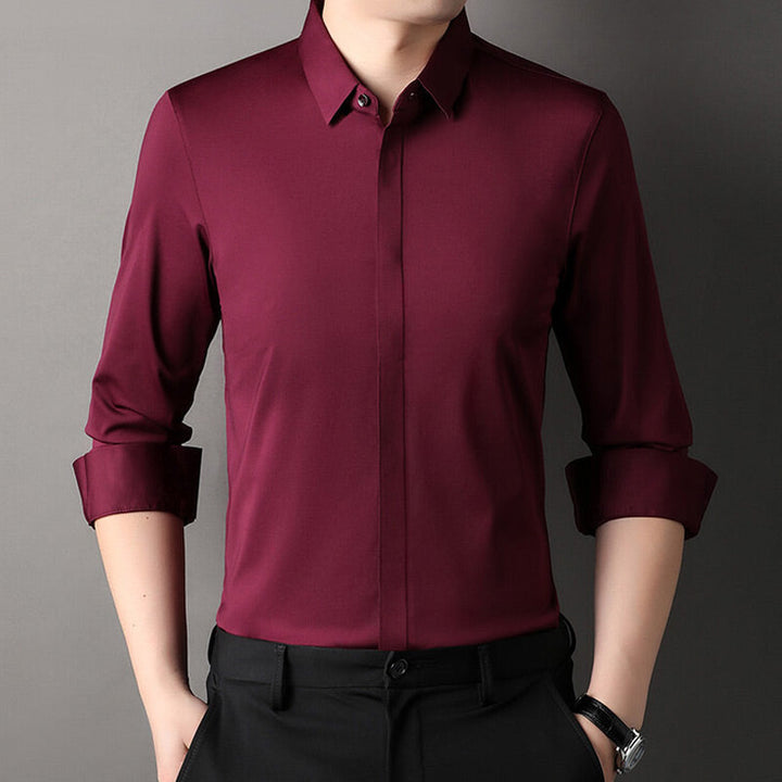 SALVINO™|CAMICIA ANTIPIEGA STRETCH