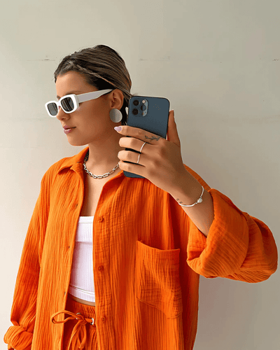 Set di pantaloni corti in cotone Maylee