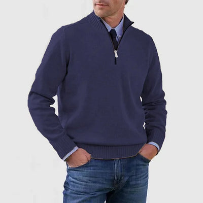 Howard™ | Maglione raffinato con mezza zip