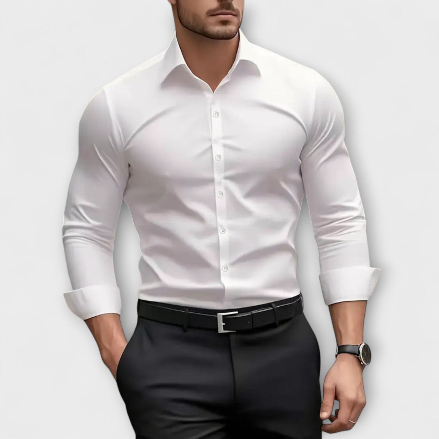 Camicia a Maniche Lunghe Traspirante