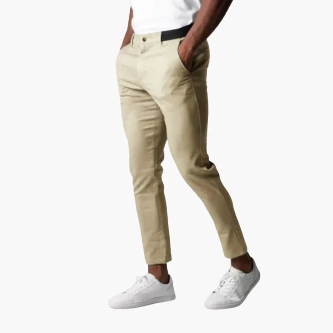 Pantaloni Chino Elasticizzati per Uomo