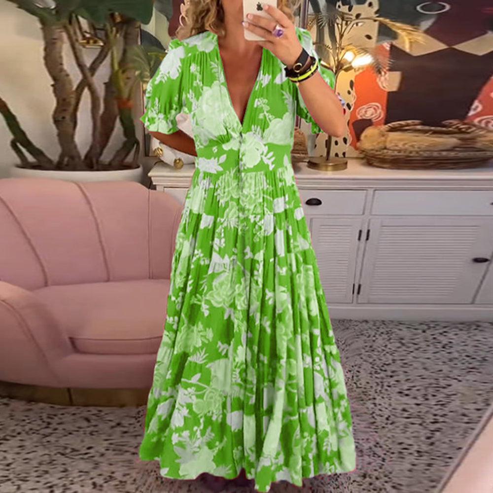 Dionne - Abito Floreale Vivace