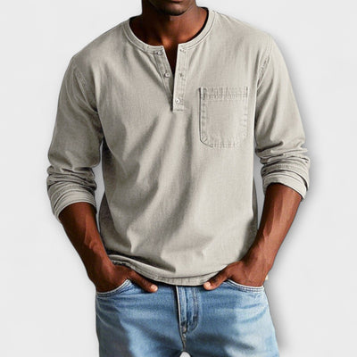 Camicia Vintage a Maniche Lunghe