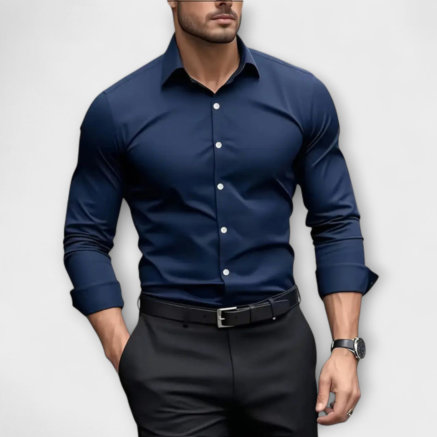 Camicia a Maniche Lunghe Traspirante