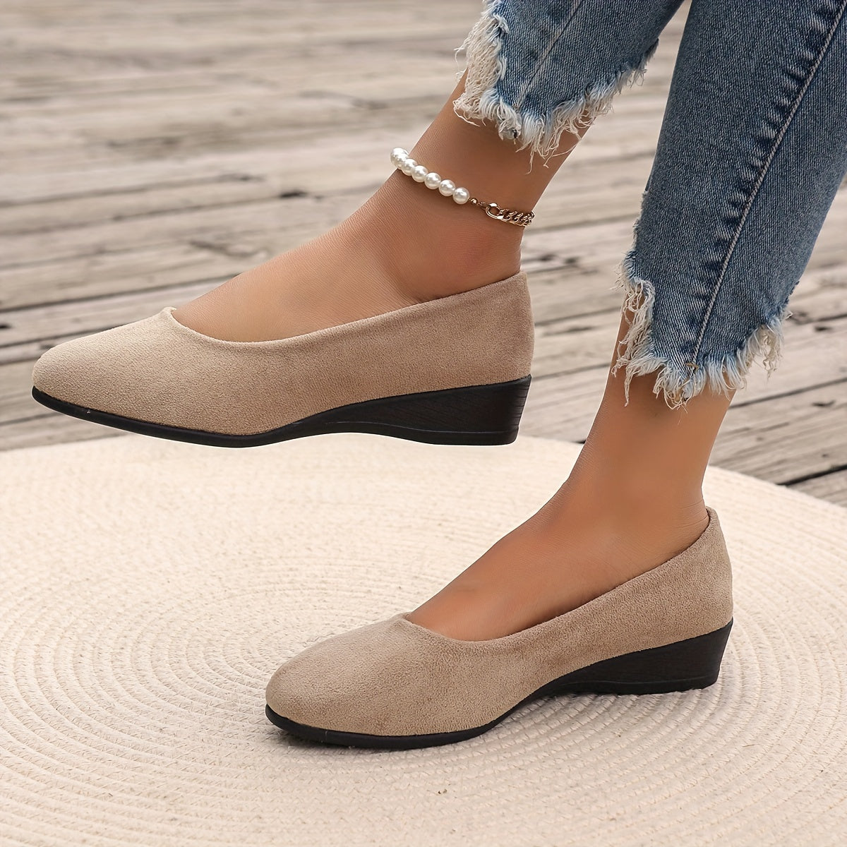 Babs - Ballerine con Tacco Wedge