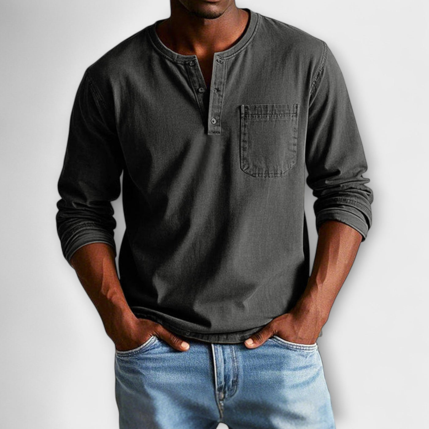 Camicia Vintage a Maniche Lunghe