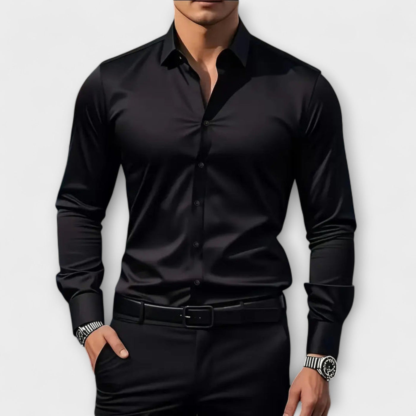 Camicia a Maniche Lunghe Traspirante