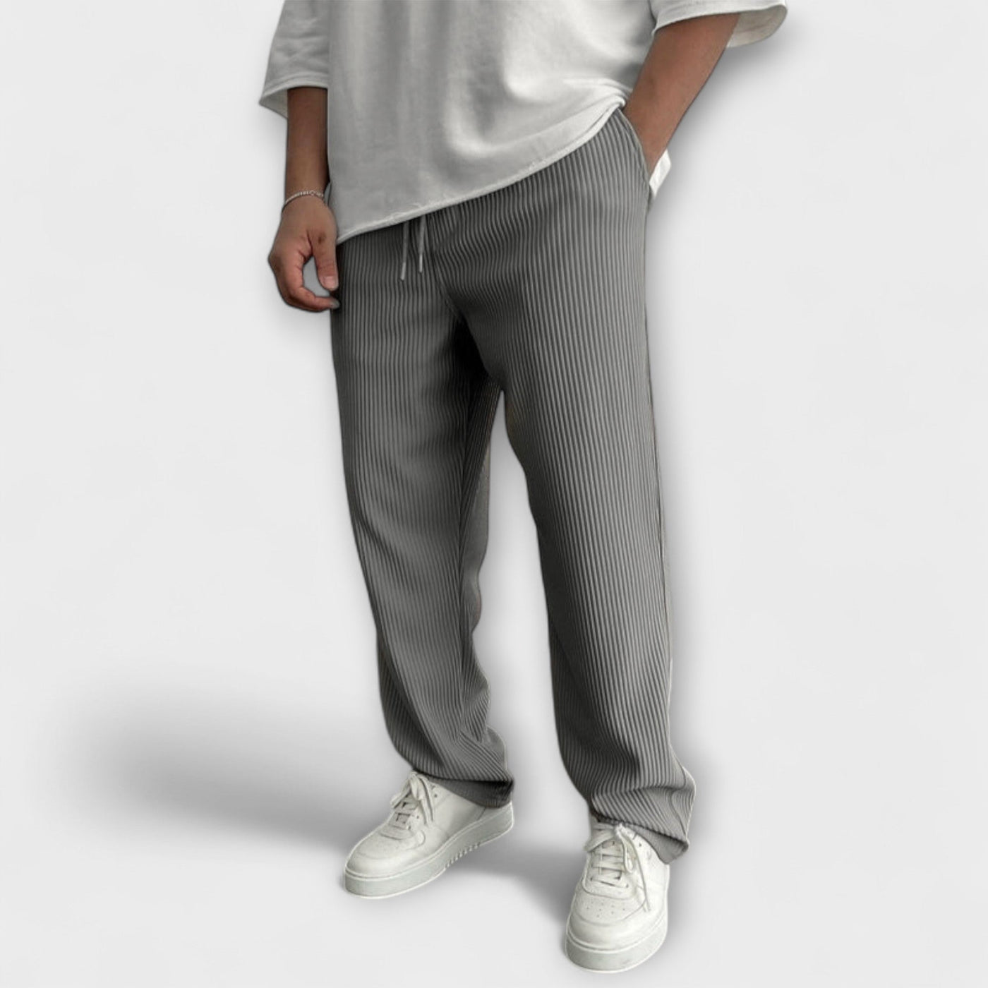 Pantaloni Tricot Relaxed