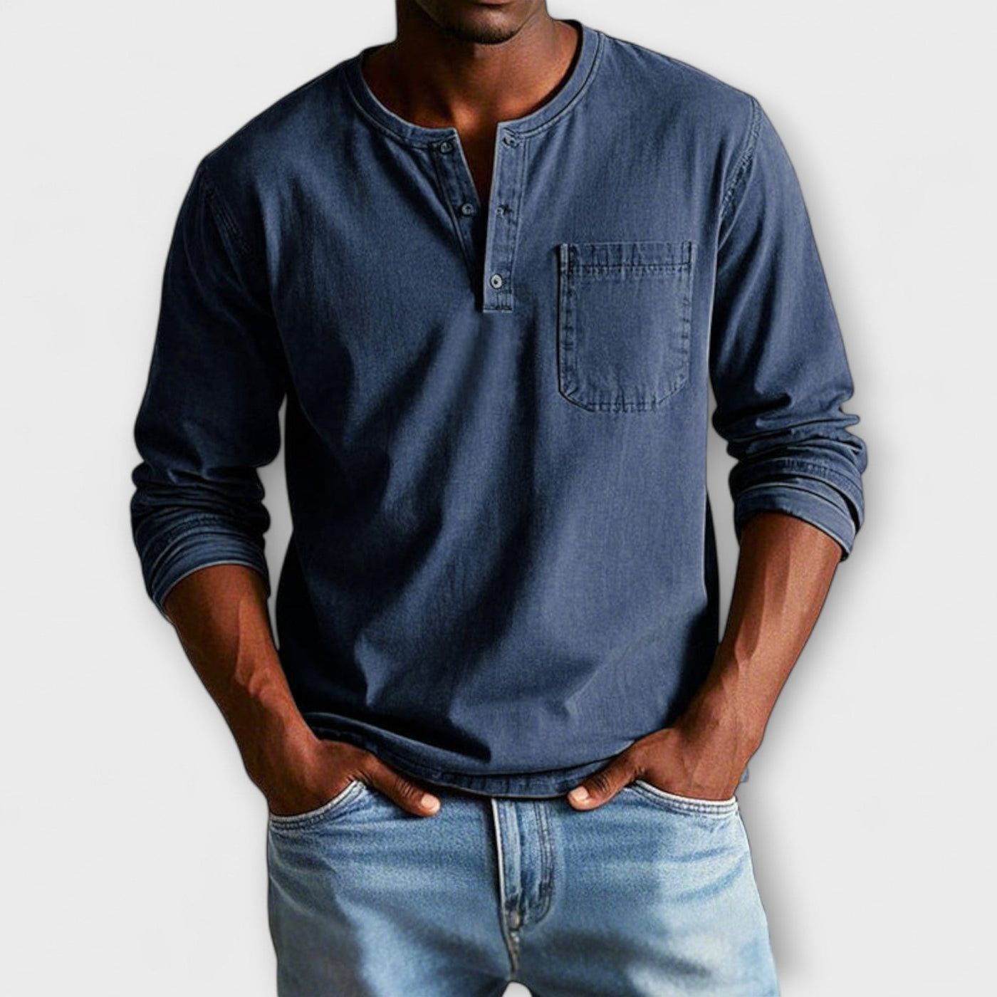 Camicia Vintage a Maniche Lunghe