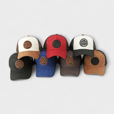 Cappellino Snapback in Pelle