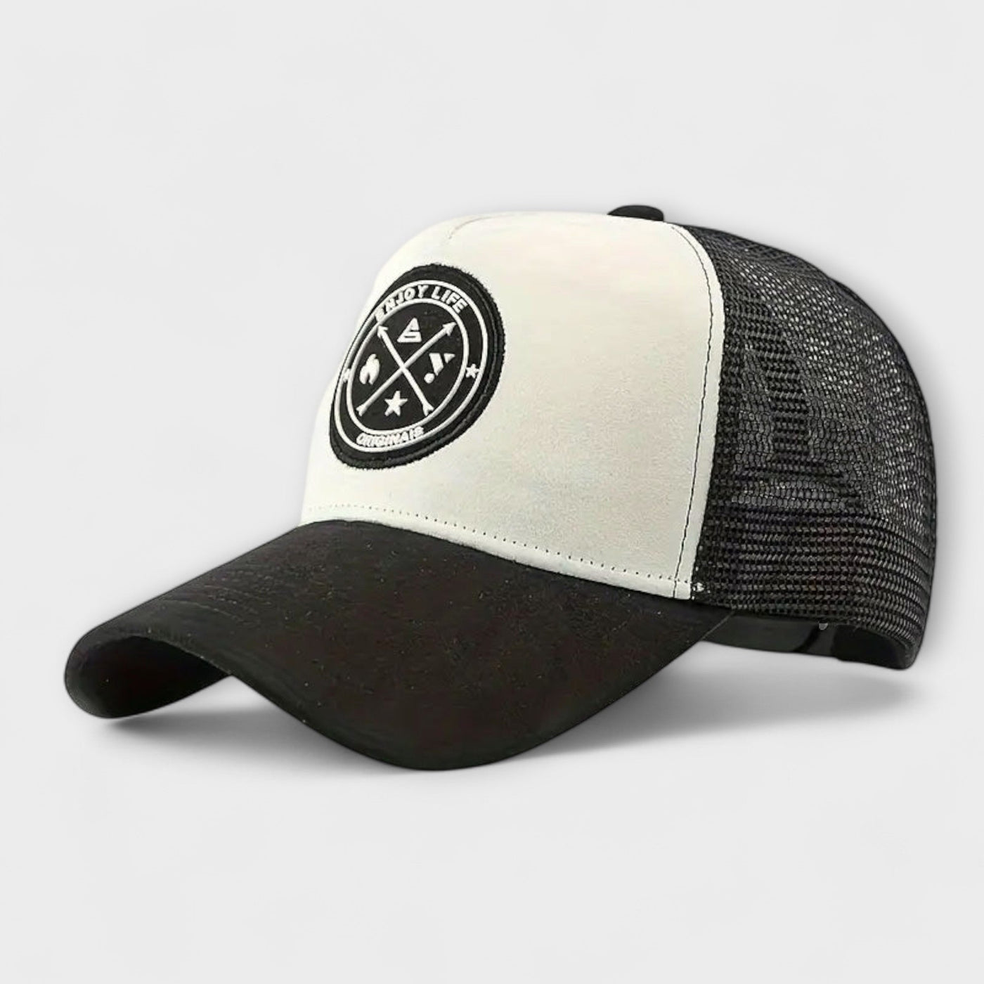 Cappellino Snapback in Pelle