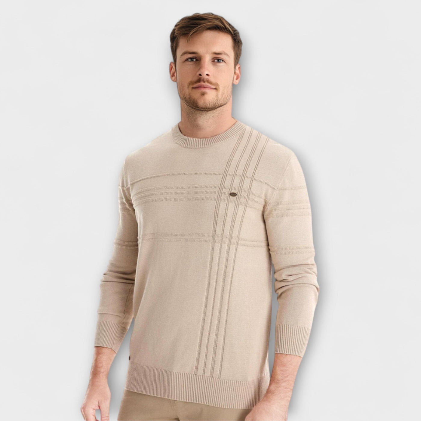 MIRAVO | Maglione elegante da uomo con design a quadri