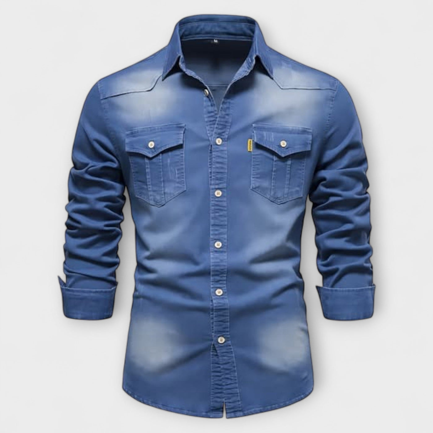 Camicia slim fit in denim