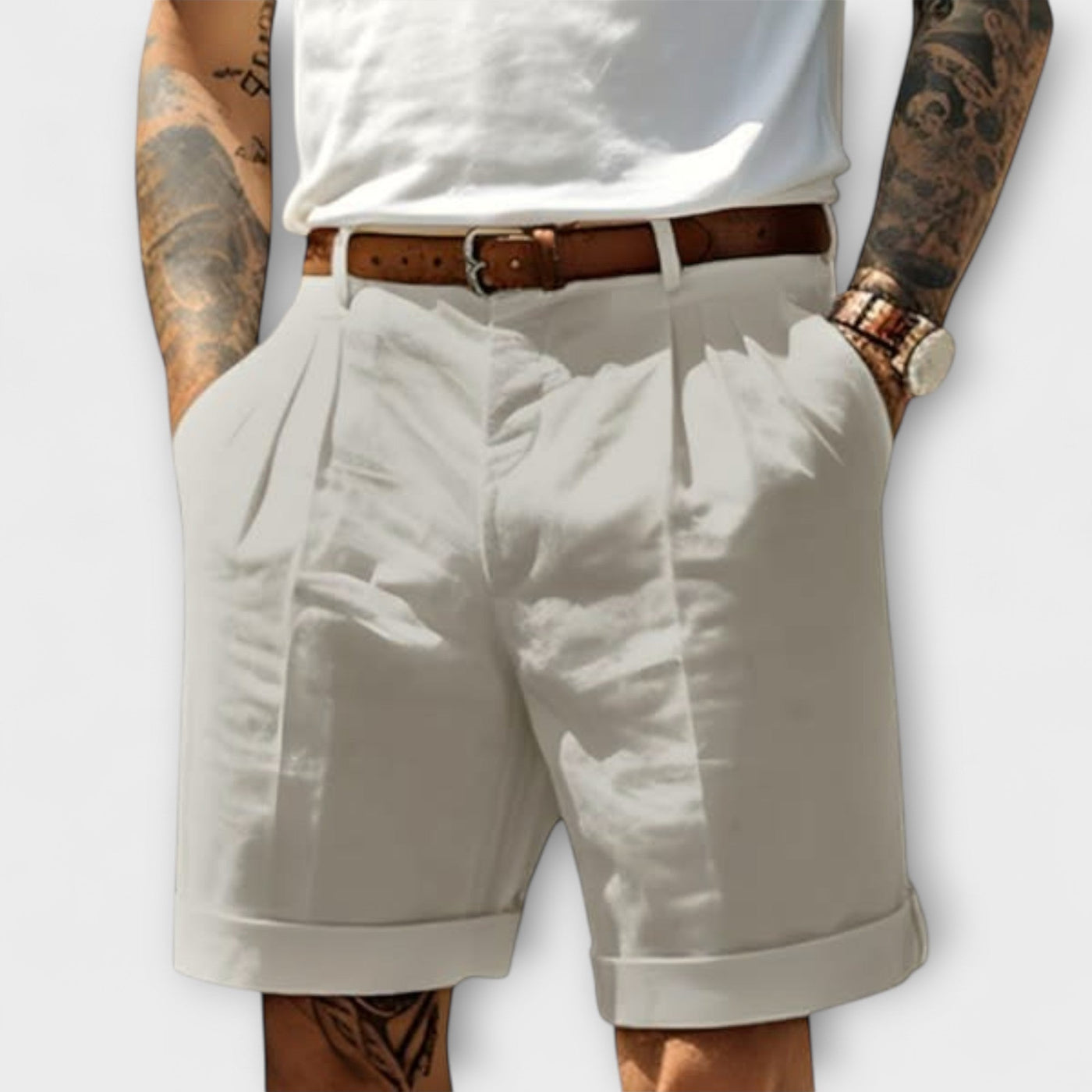 Shorts Bermuda in Cotone Elegante