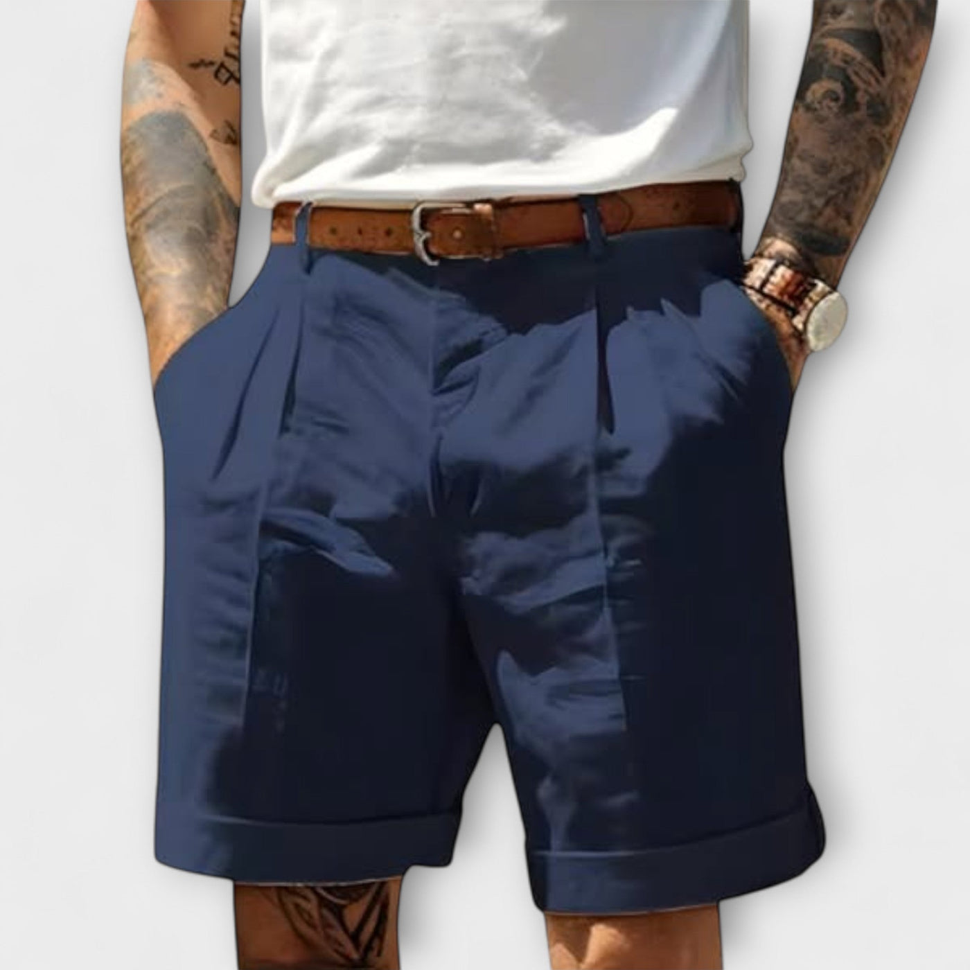Shorts Bermuda in Cotone Elegante