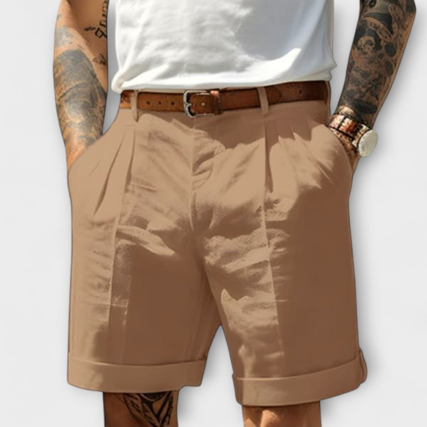 Shorts Bermuda in Cotone Elegante