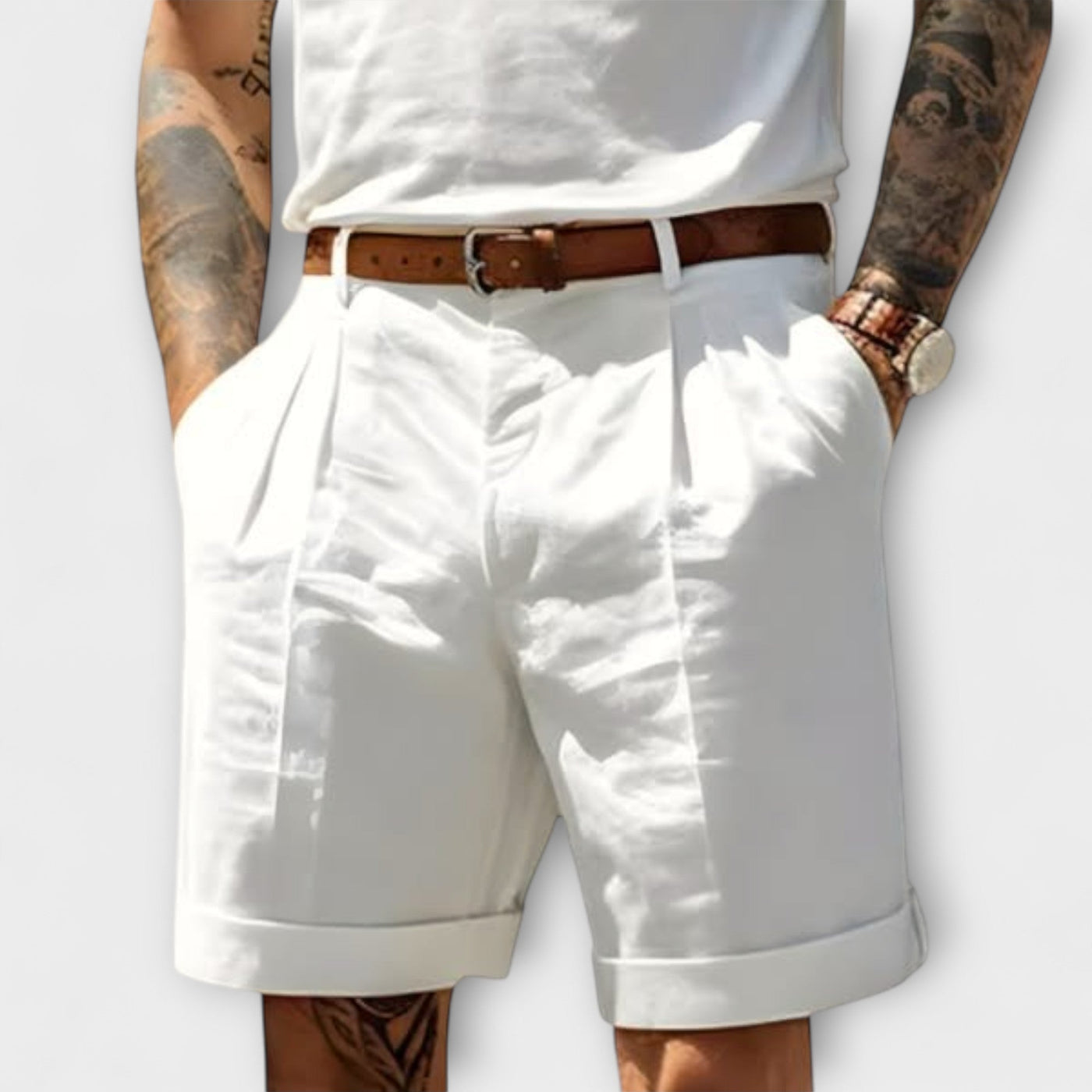 Shorts Bermuda in Cotone Elegante