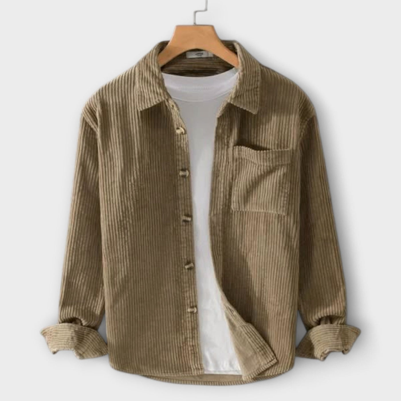 Camicia in velluto a coste