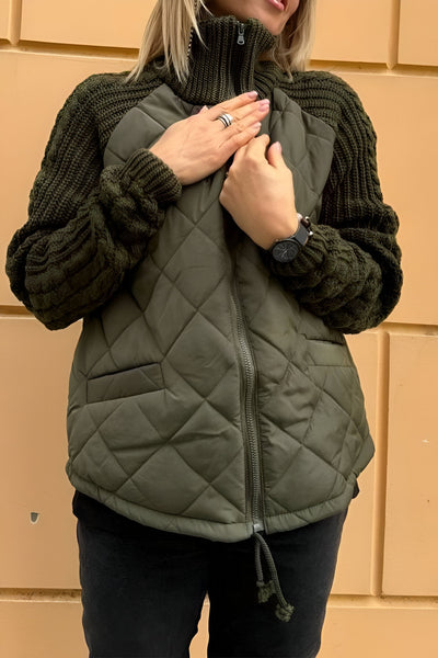 Aniya™ – Giacca Zip in Maglia Accogliente