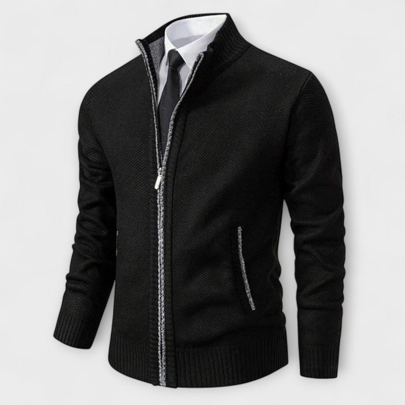 Everett™ – Cardigan con Zip a Maglia