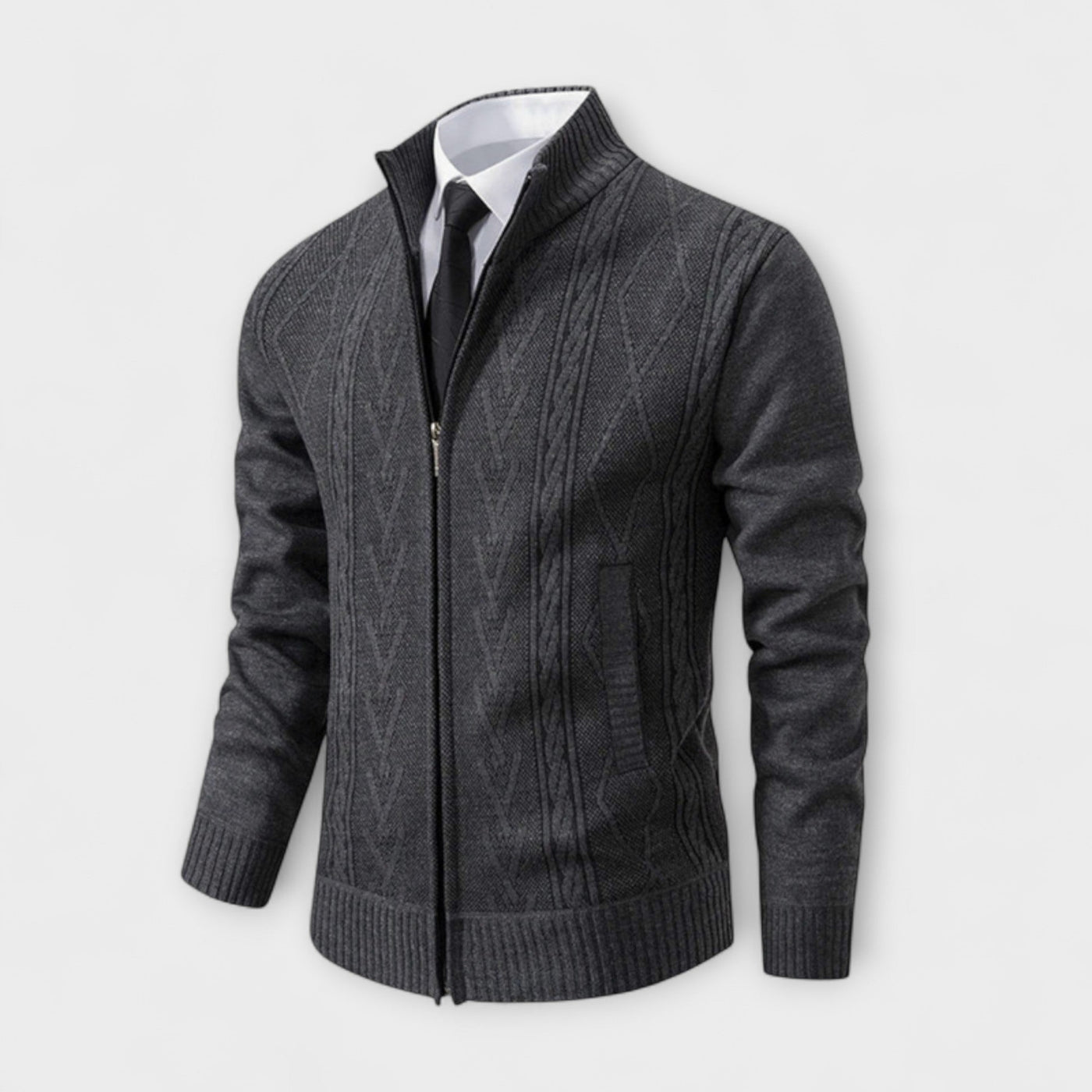 Everett™ – Cardigan con Zip a Maglia