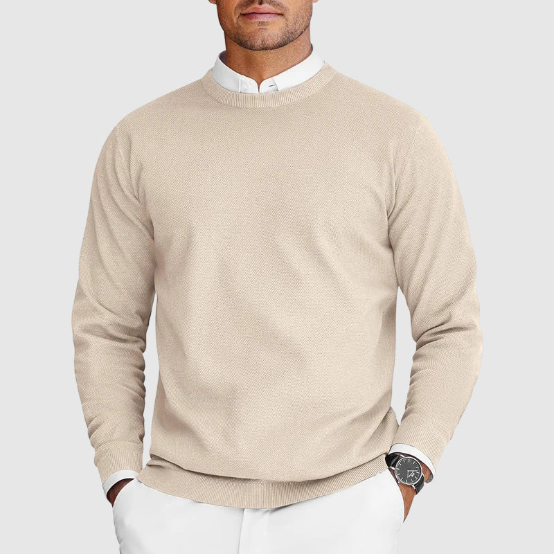 Casper | Maglione Uomo Collo Rotondo Bianco