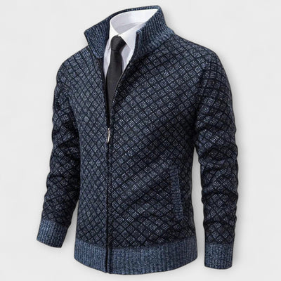 Adam™ – Cardigan con Zip Raffinato