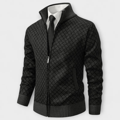 Adam™ – Cardigan con Zip Raffinato