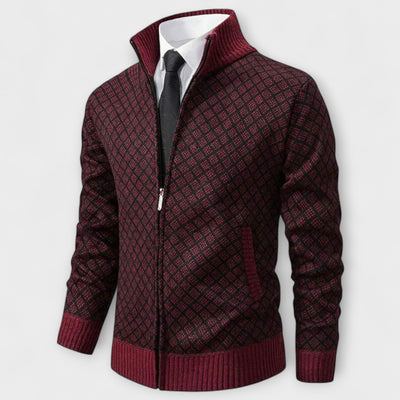 Adam™ – Cardigan con Zip Raffinato