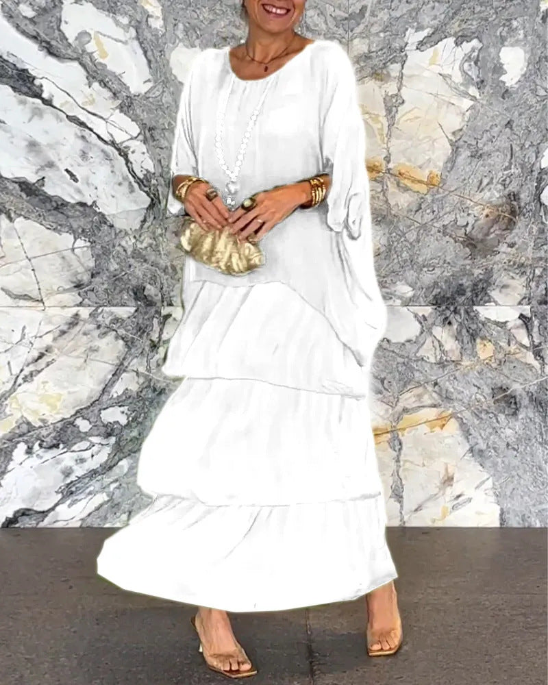 Natalia - Abito Avvolgente in Chiffon