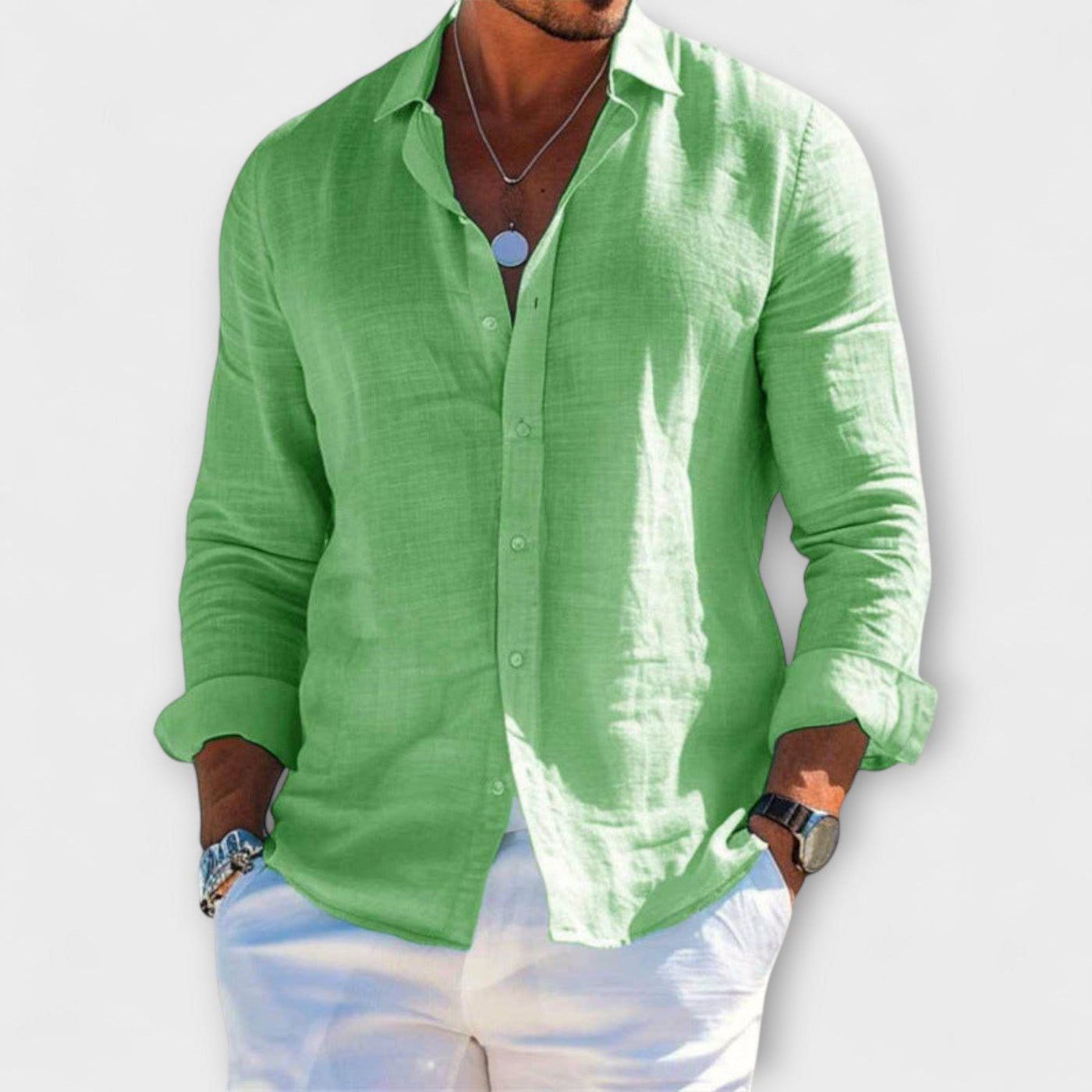 Camicia Elegante a Maniche Lunghe