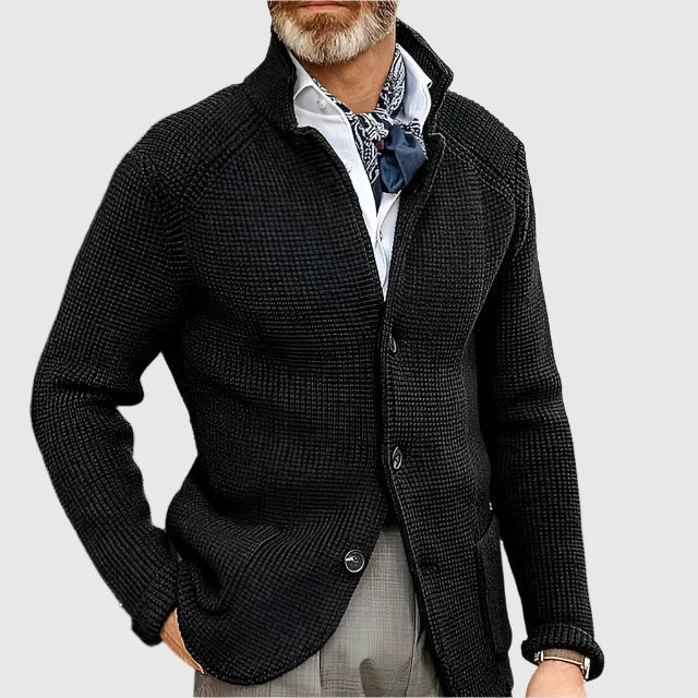 Cardigan Uomo Stile Retro Militare