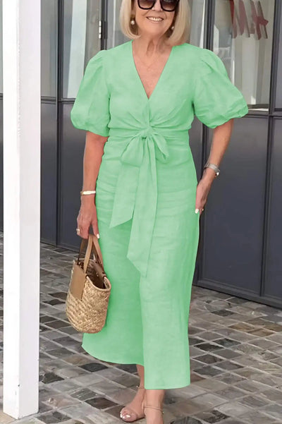 Elyza - Abito Elegante con Scollatura a V