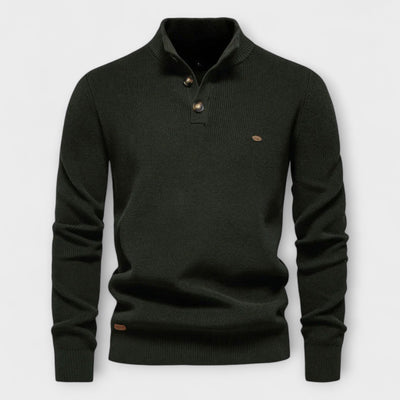 MIRAVO | Maglione da uomo con design a bottoni