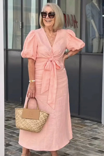 Elyza - Abito Elegante con Scollatura a V