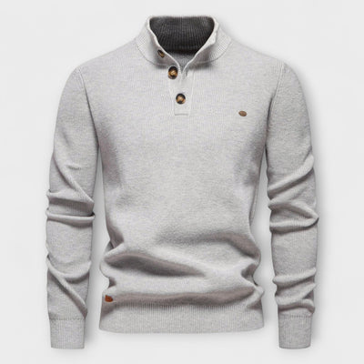 MIRAVO | Maglione da uomo con design a bottoni