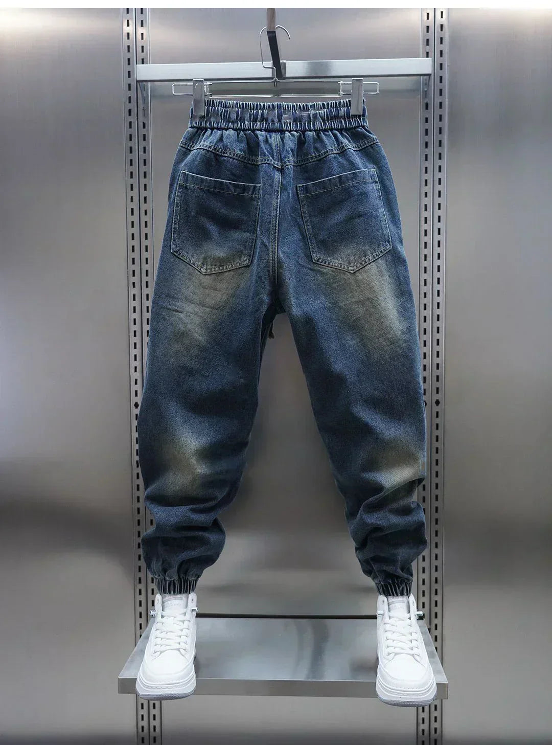 Rovessa Firenze™ | Pantaloni Baggy in Denim con Cintura