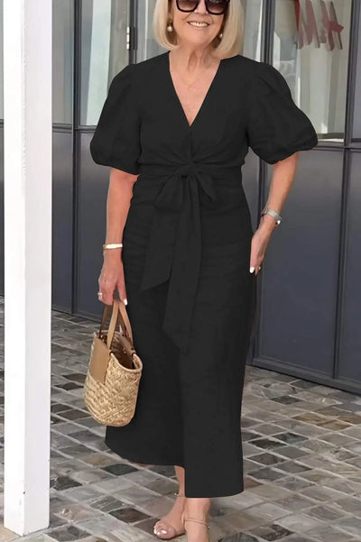 Elyza - Abito Elegante con Scollatura a V