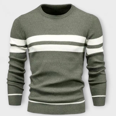 MIRAVO | Maglione elegante da uomo con motivo a spina di pesce