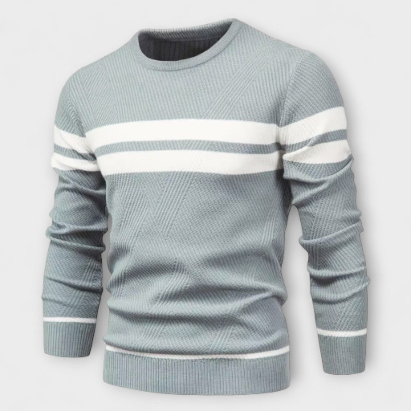 MIRAVO | Maglione elegante da uomo con motivo a spina di pesce