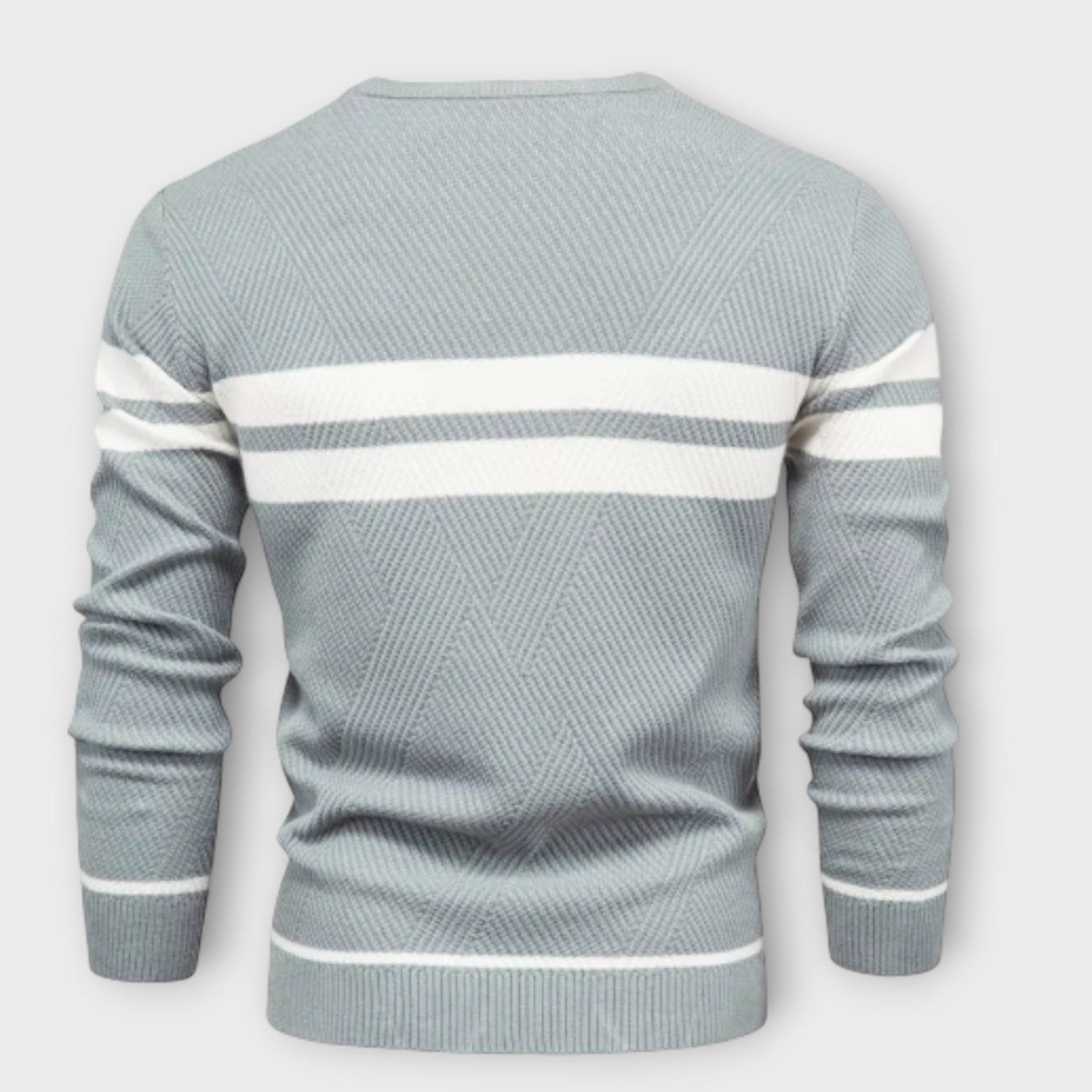 MIRAVO | Maglione elegante da uomo con motivo a spina di pesce